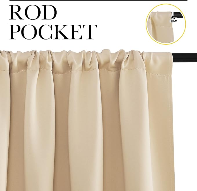 NICETOWN Blackout Curtain Panels