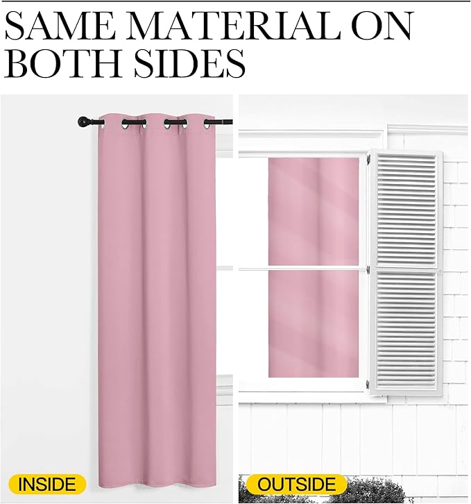 NICETOWN Blackout Curtain Panels
