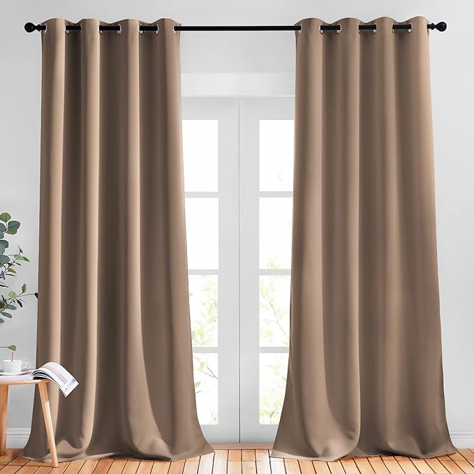 NICETOWN Light Reducing Grommet Curtains