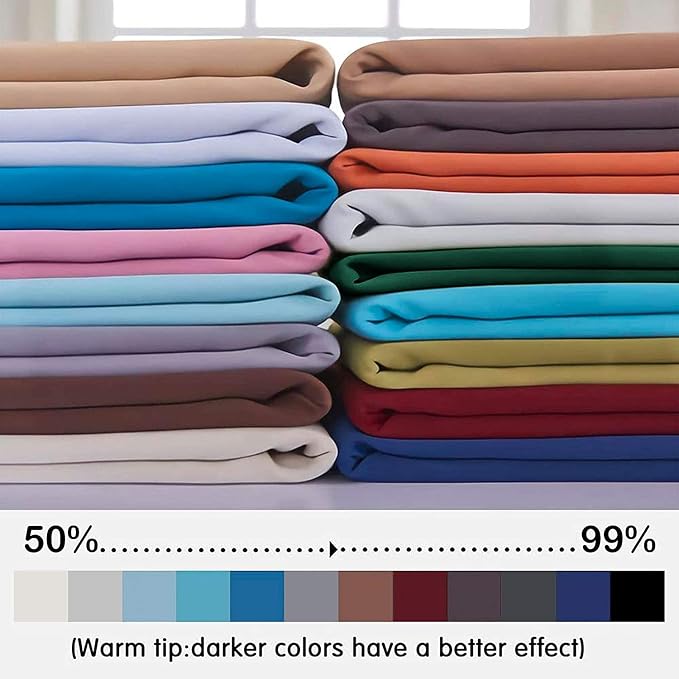 Yakamok 84 Inch Length Blackout Curtains