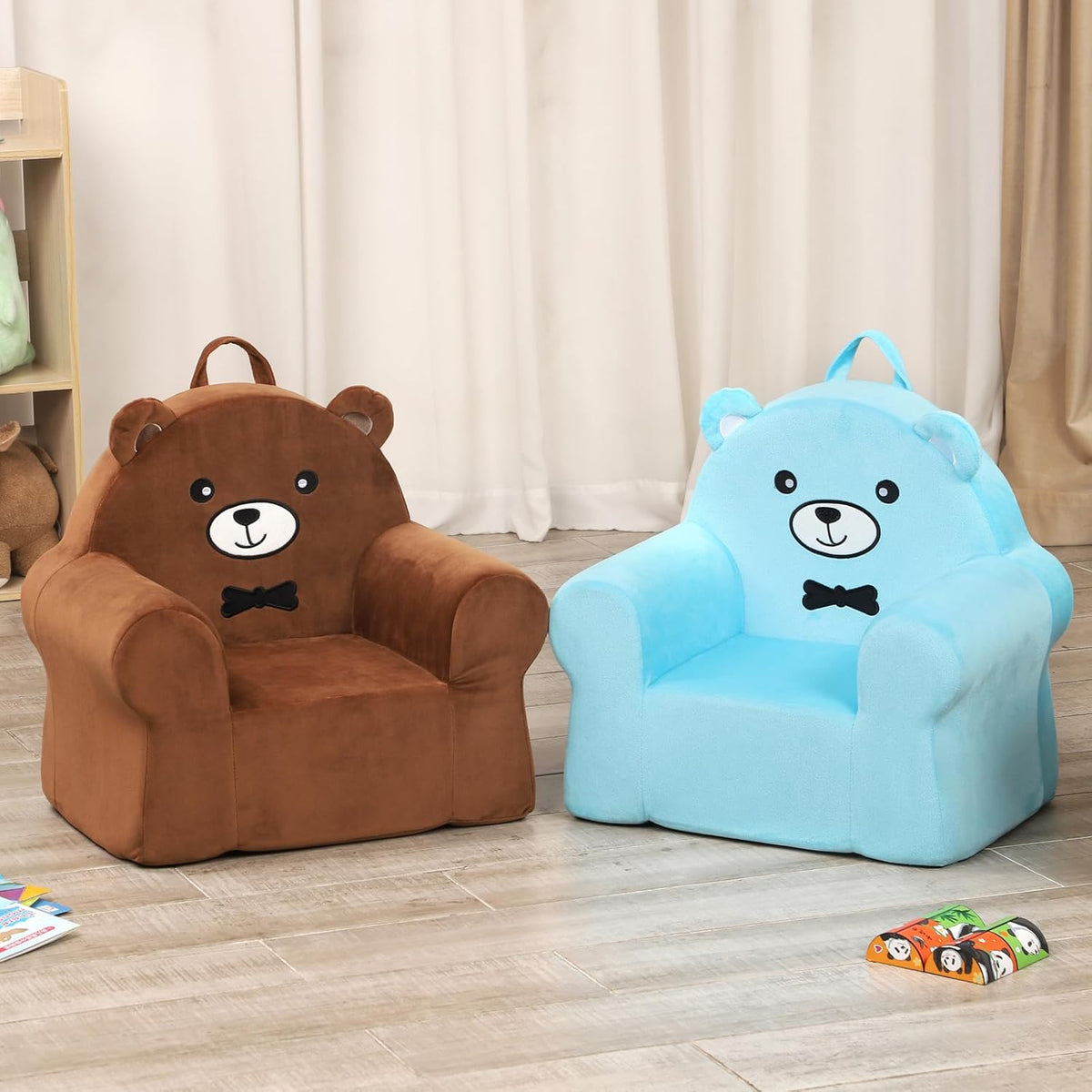 Cuddly Toddler First Chair, Premium Character Chair, Brown Bear, 18 Month up to 3 Years