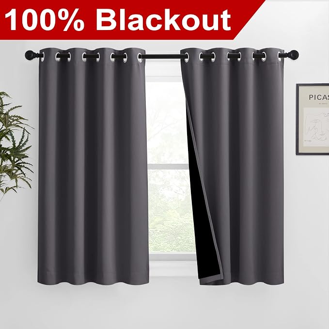 NICETOWN 100% Blackout Curtains
