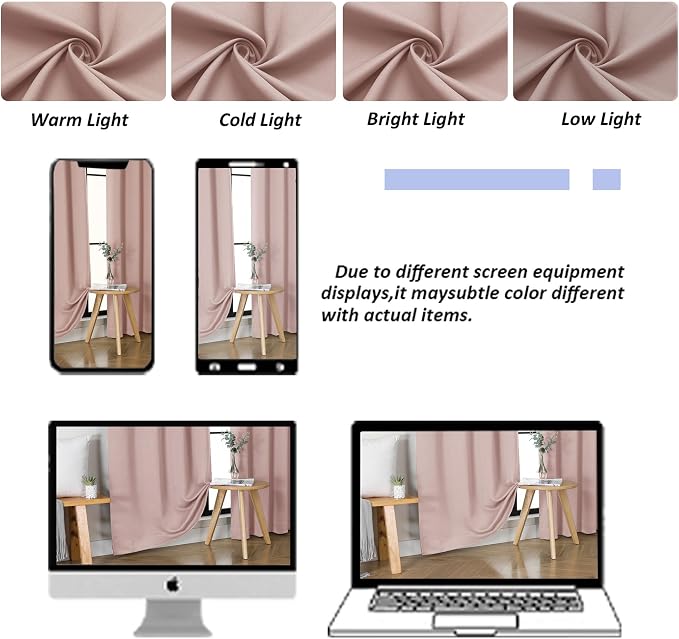 Simplebrand Blackout Extra 10ft Curtains