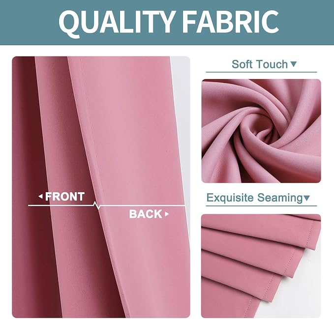 ChrisDowa Grommet Room Darkening Curtains