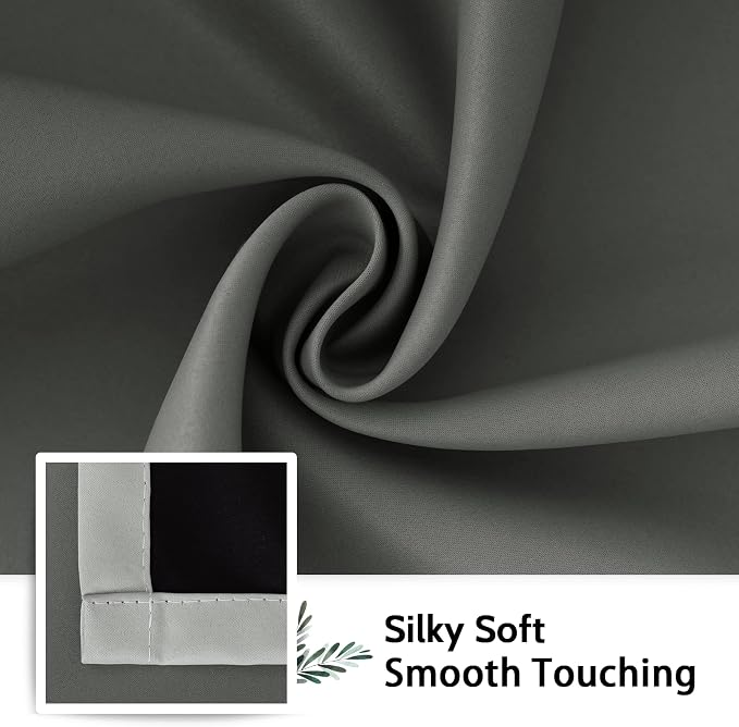 SimpleHome Blackout Curtains Ombre
