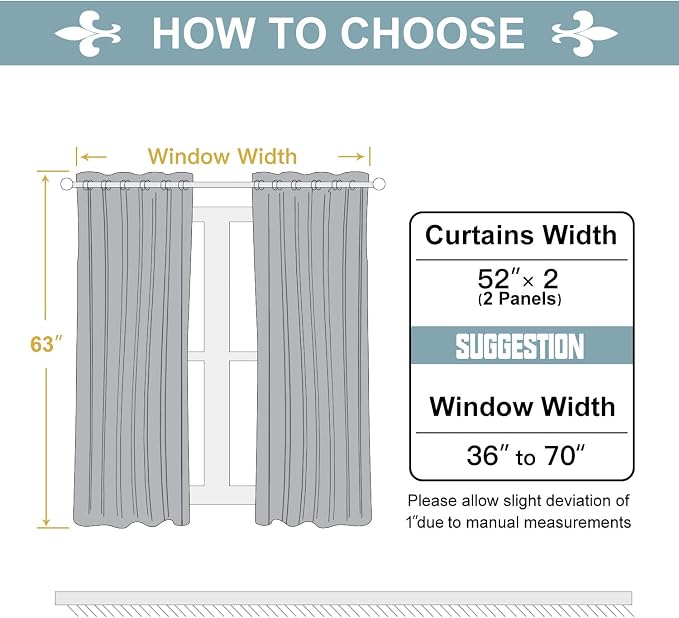 ChrisDowa Grommet Room Darkening Curtains