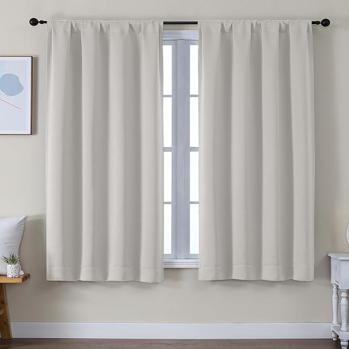 Simplebrand Ava Natural Blackout Curtains