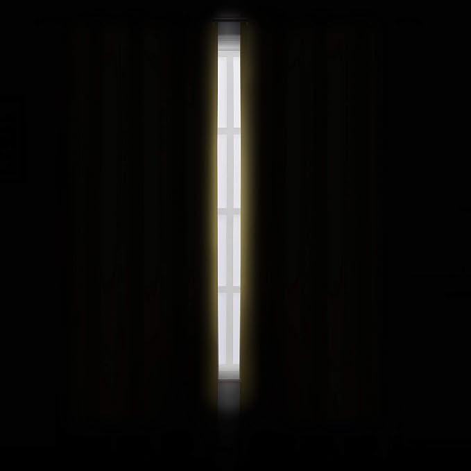 LEMOMO Yellow Thermal Blackout Curtains/52 x 84 Inch/Set of 2 Panels Room