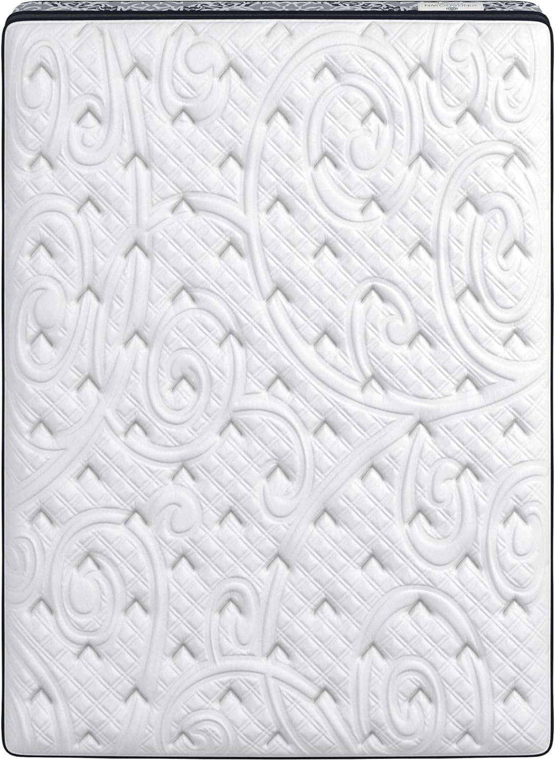 Kingsdown Passions Kelbrooke 16" Plush Euro Pillow Top Hybrid Mattress Full, Cool Gel Memory Foam Layer Motion Isolation Quilted Top Premium Mattress