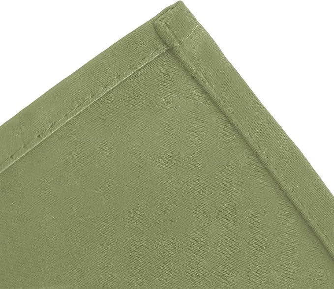 LEMOMO Blackout Curtains 42 x 63 inch/Sage Green Curtains Set of 2