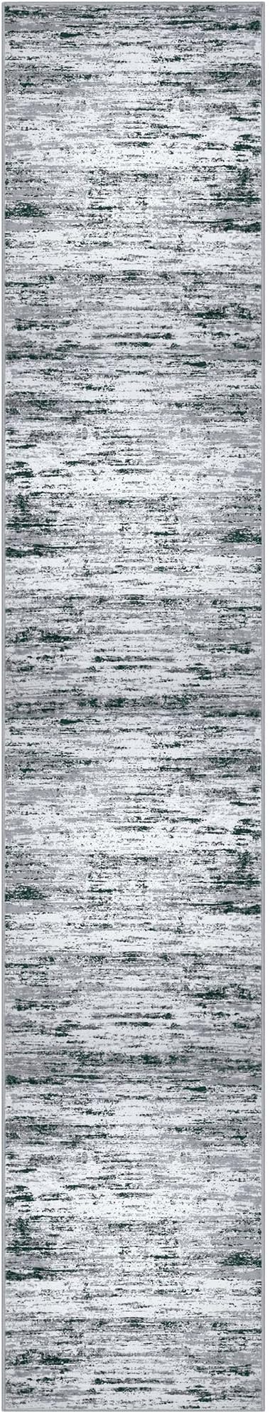 Lansny Modern Abstract Runner Rug 2.6x14