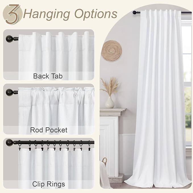 Complete Blackout 90 Inch Curtains Rustic Closet Extra Wide Curtains 2 Panel