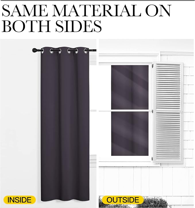 NICETOWN Blackout Curtain Panels