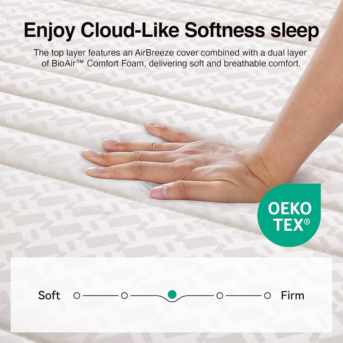 Novilla Twin Mattress, 8 Inch Twin Size Mattresses in a Box with Smarts™ Coil for Pressure Relief, Medium Firm Foam and Spring Hybrid Colchones with CertiPUR-US Certified for Kid for Kidss