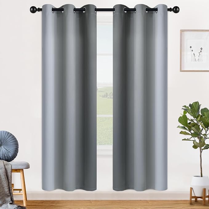 SimpleHome Ombre Room Darkening Curtains