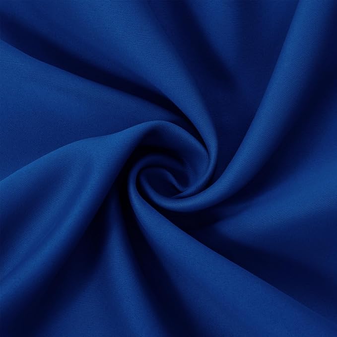 LEMOMO Blackout Curtains 40 x 63 inch/Royal Blue Curtains Set of 2