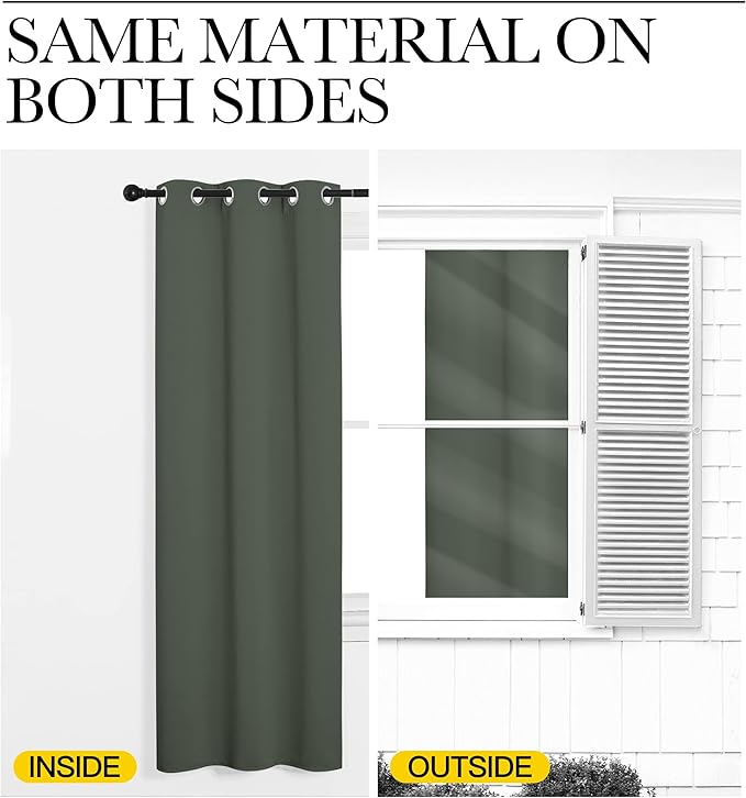 NICETOWN Blackout Draperies Curtains