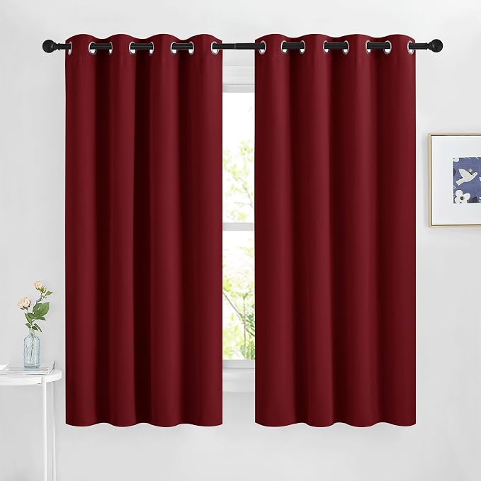 NICETOWN Blackout Curtains 63 inches Long