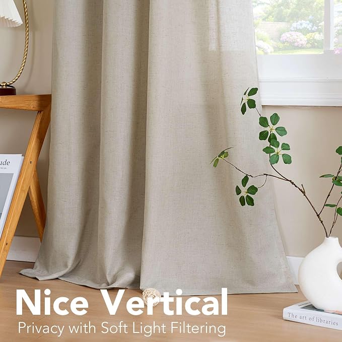 H.VERSAILTEX Living Room Linen Curtains