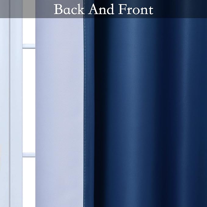 SimpleHome Ombre Room Darkening Curtains