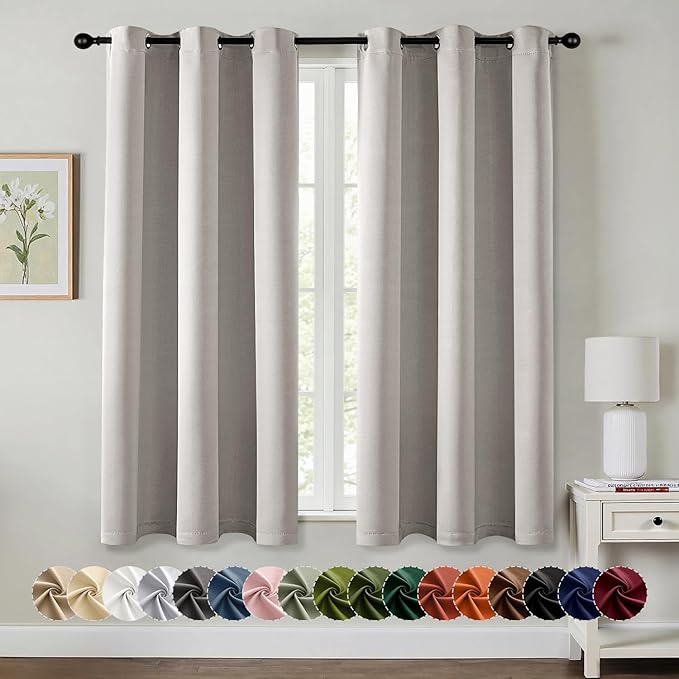 MIULEE Cobblestone Blackout Curtains