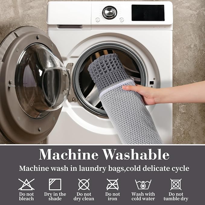 RESARE Waffle Bath Mat