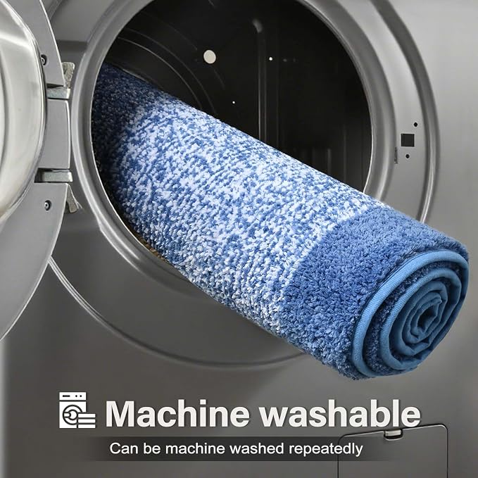 48x32 Large Bathroom Rugs Washable Non Slip, Soft Absorbent Quick Dry Mats