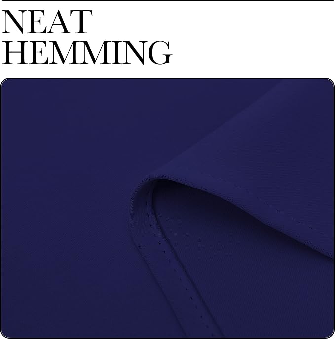 NICETOWN Navy Blue Curtains Blackout Draperies