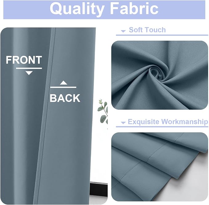 Simplebrand Blackout Extra 10ft Curtains