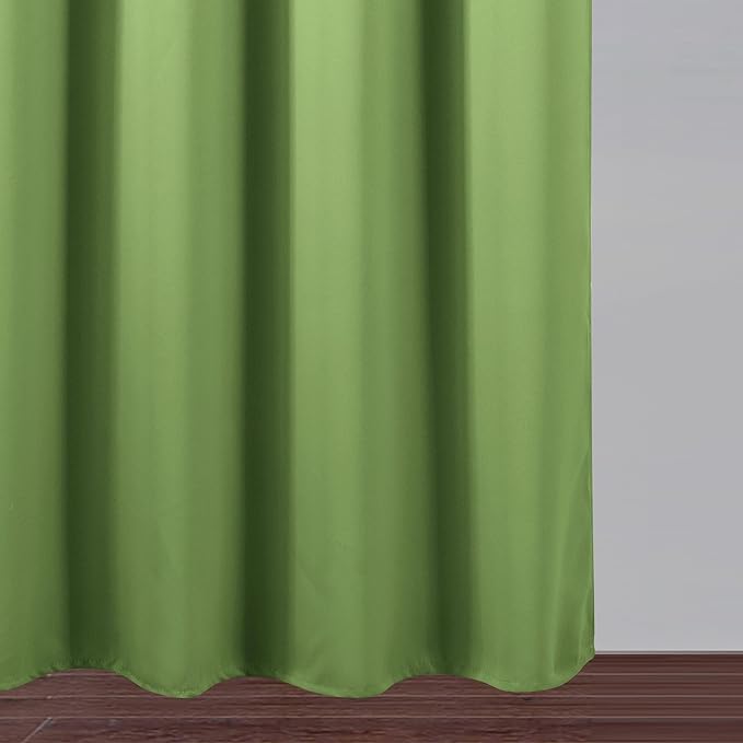 LEMOMO Light Green Blackout Curtains 38 x 54 Inch Length/Set of 2 Curtain