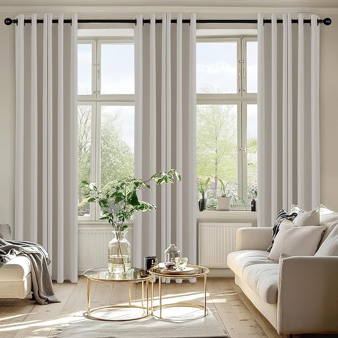 MIULEE Natural Blackout Curtains