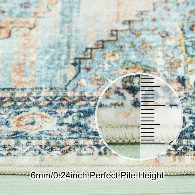 Washable Hallway Runner Rug 2x3