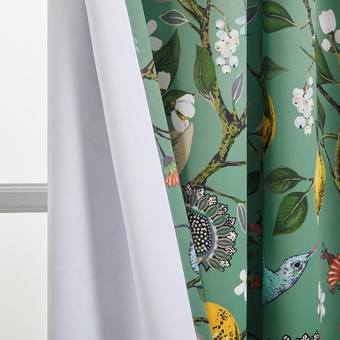 Topfinel 100 Inches Long Sage Green Luxury Curtains