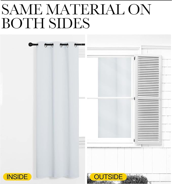 NICETOWN Blackout Curtain Panels