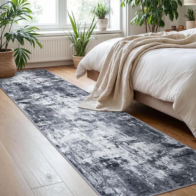 KOZYFLY Modern Abstract Rug Runner