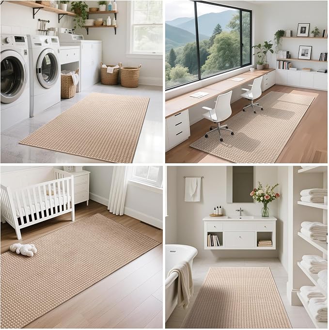 YDKGL Boho 3x5 ft Washable Area Rug Entryway Runner