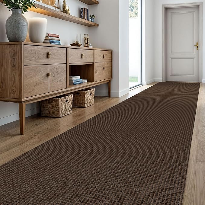 KOZYFLY Extra Long Runners for Hallways 3x20 ft Washable Kitchen Runner Non