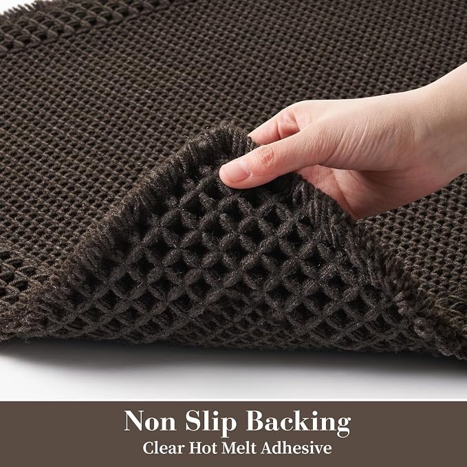 RESARE Waffle Bath Mat, Super Absorbent Non Slip, Machine Washable, Ultra Soft