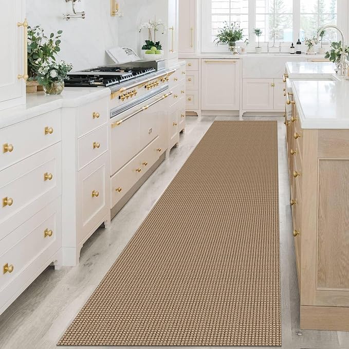 KOZYFLY Extra Long Runners for Hallways 2.6x14 ft Washable Kitchen Runner Non