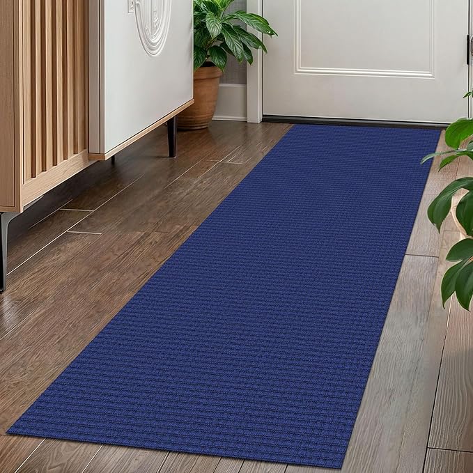 KOZYFLY Runners for Hallways 2x5 ft Washable Kitchen Runner Non Slip Rubber