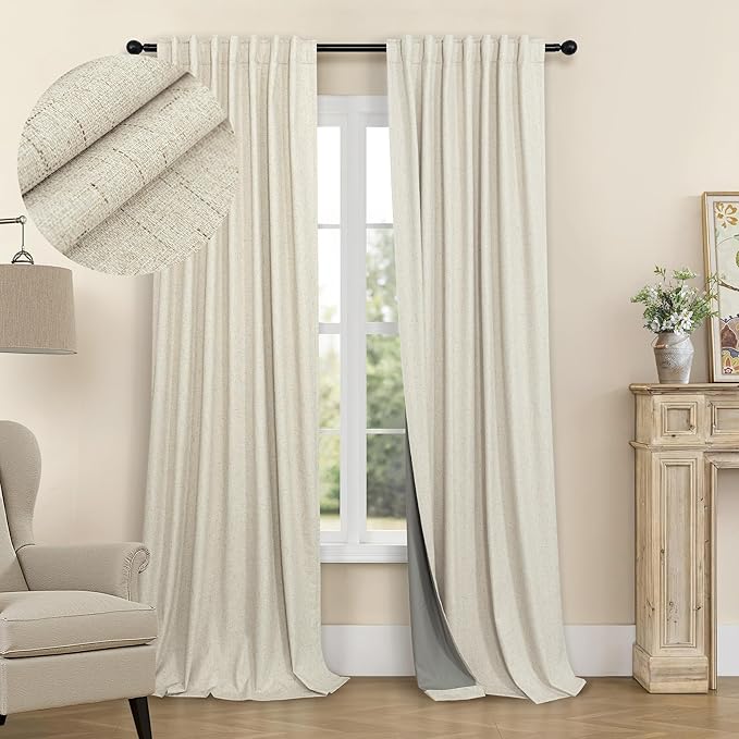 Farmhouse Style 94 Inch Curtains