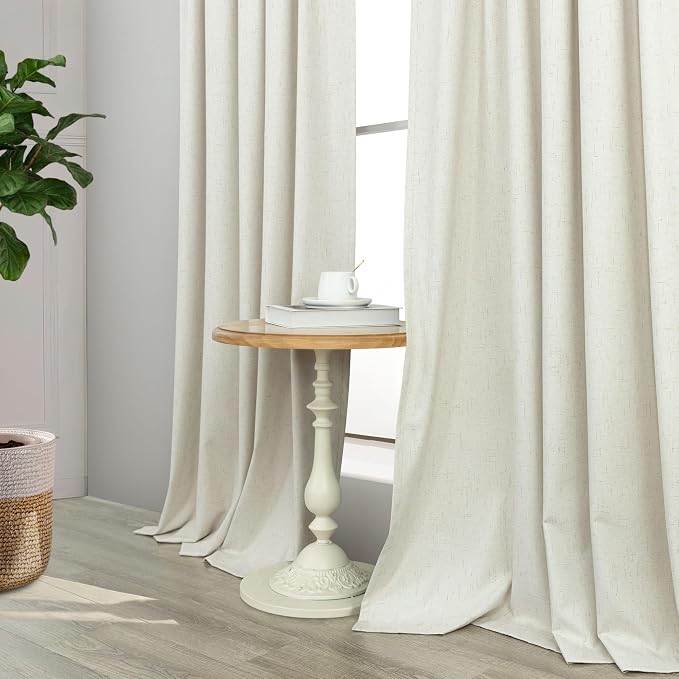 Pitalk 108 Inch Long Blackout Curtains & Drapes