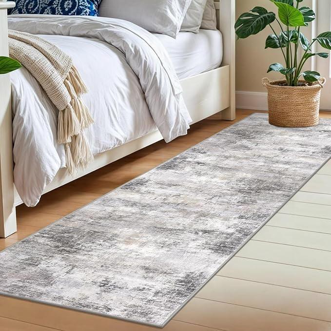 IOHOUZE Abstract Runner Rug 2x7 Ft Washable Runners