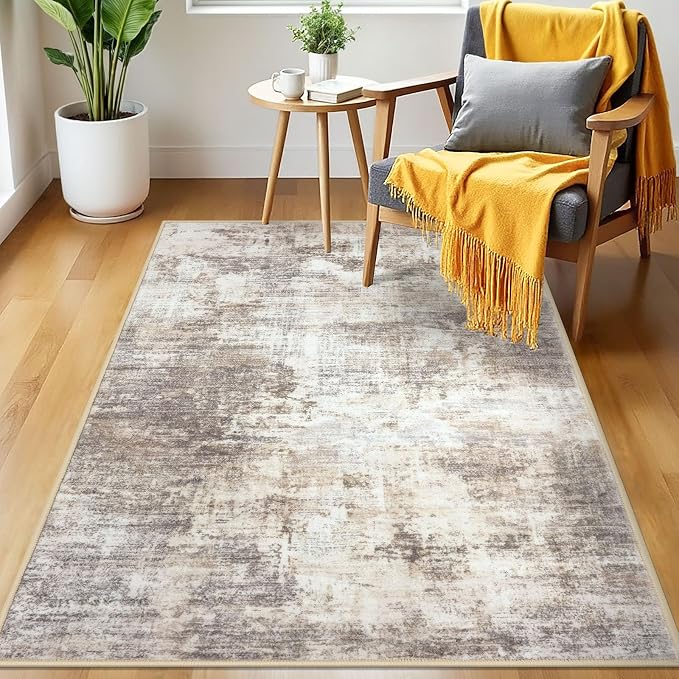 IOHOUZE Abstract Area Rug 3x5 Ft Washable Rugs