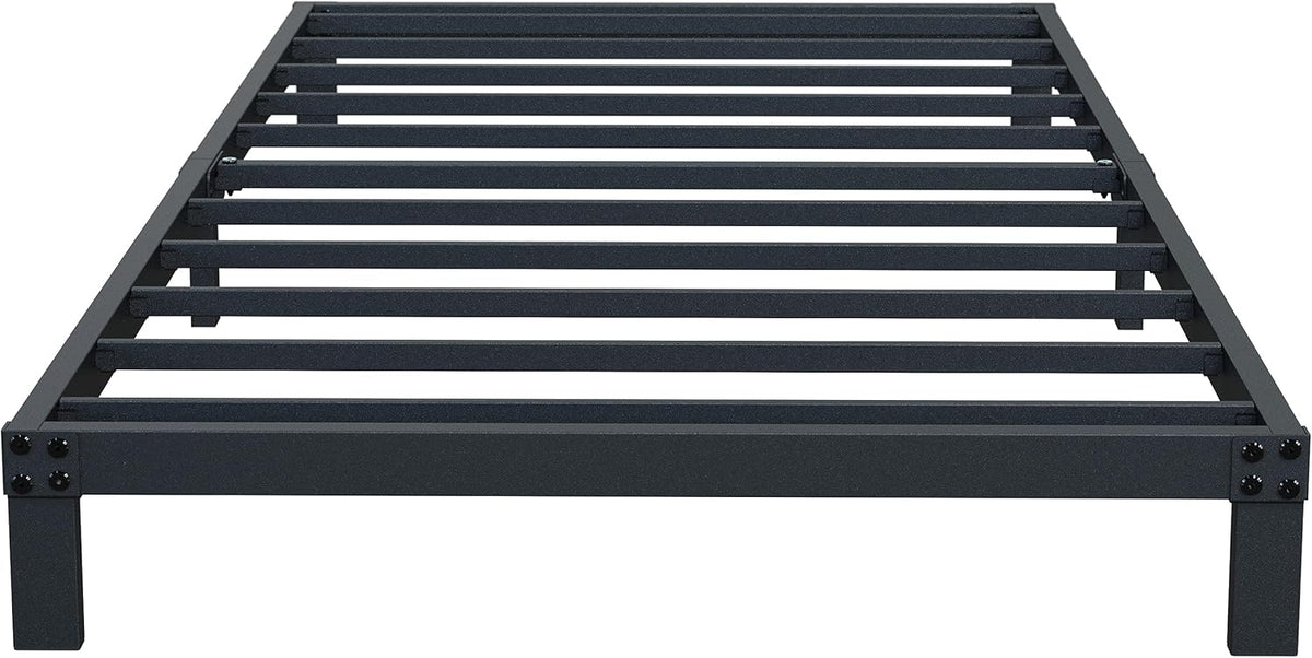 7 Inch XL Twin Bed Frames No Box Spring Need, Low Profile Metal Platform Twin XL Size Bed Frame, Heavy Duty Support Bedframes Twin XL, Easy Assembly