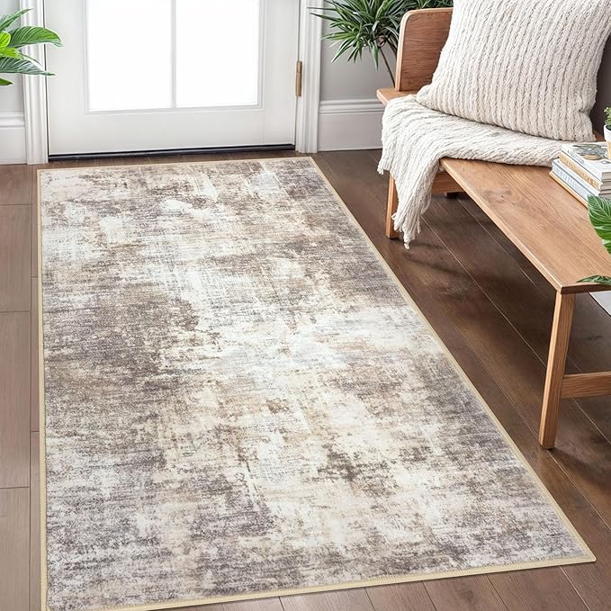 IOHOUZE Abstract Area Rug 3x5 Ft Washable Rugs