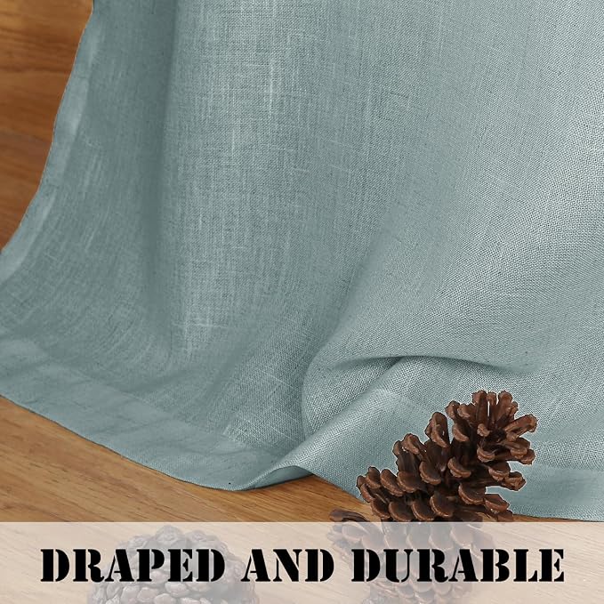 H.VERSAILTEX Living Room Linen Curtains