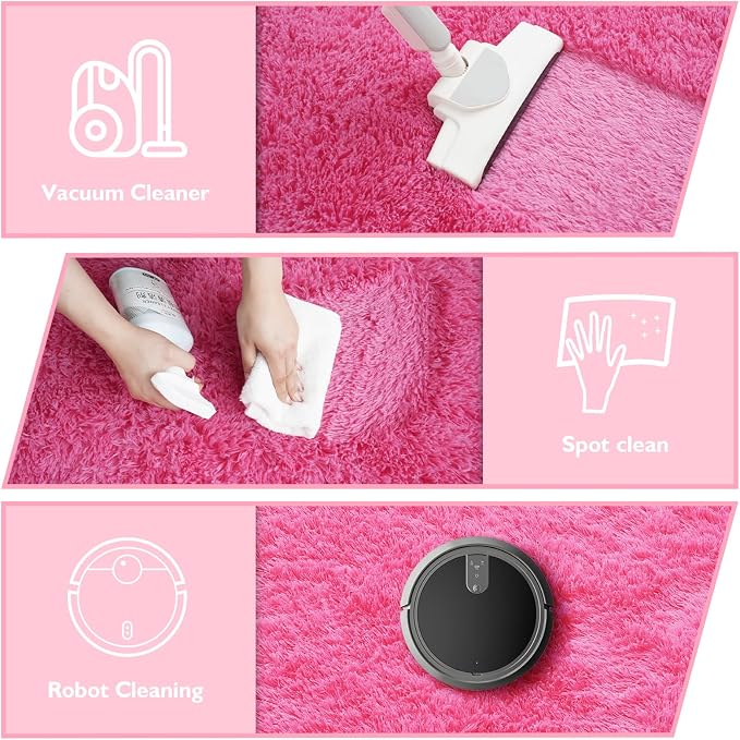 yulidayang Fluffy Round Area Rugs
