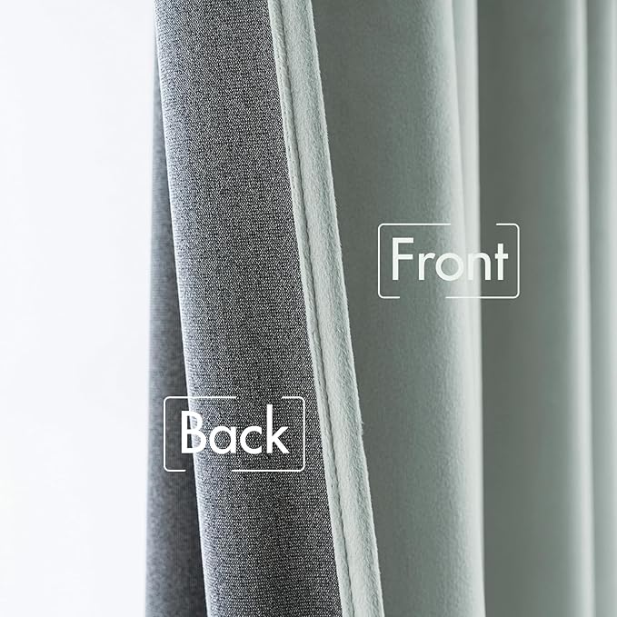MIULEE Velvet Curtains 96 inches
