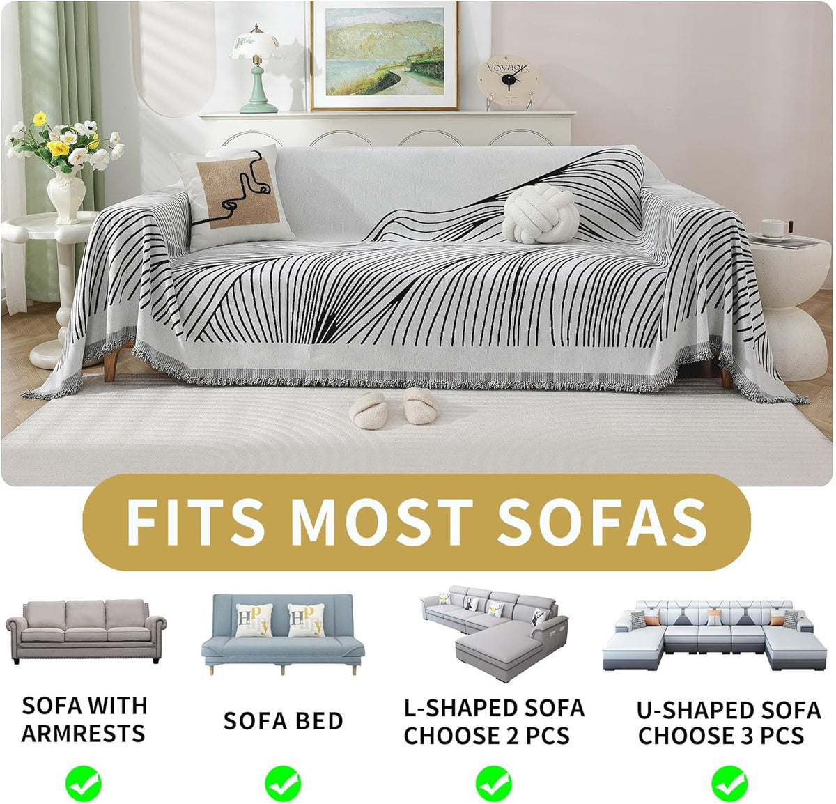 Non Slip Sofa Covers Couch Covers for 3 Cushion Couch Sofa Pet Friendly Washable Couch Covers for Sofa, Soft Thick Sectional Couch Covers L Shape Furniture Protector for Kids, Dogs 71" X118"